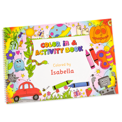 Color In Activity Book