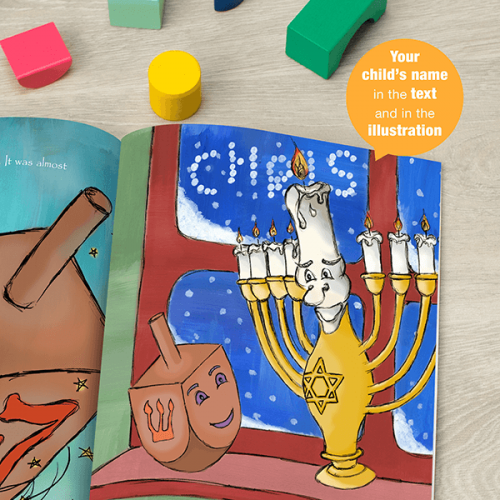 Personalized Hanukkah Children's Book