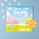 I love you Daddy personalized book