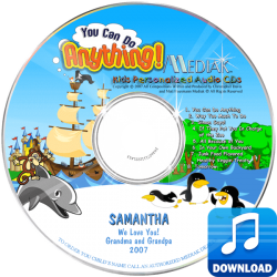 You Can Do Anything Personalized Children's Digital Music MP3
