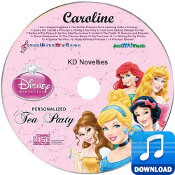 Disney Princess Tea Party Personalized Children's Music MP3 Download