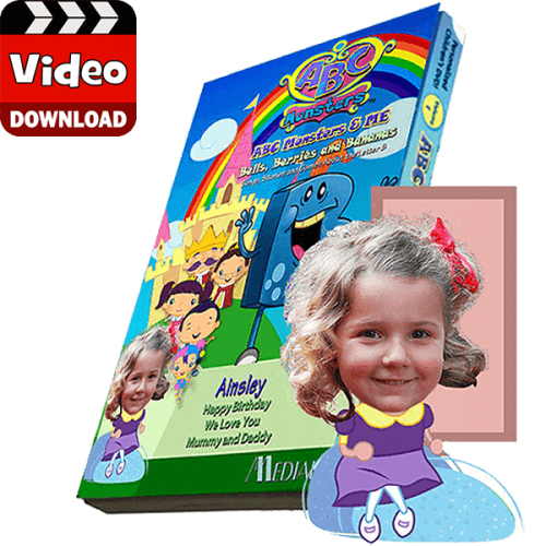 ABC Monsters Series - Two Episodes Personalized Digital MP4