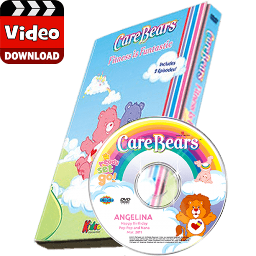 Care Bears Fitness Is Funtastic Photo Personalized Digital MP4
