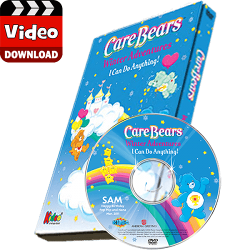 Care Bears Winter Adventures Photo Personalized Children's Digital MP4