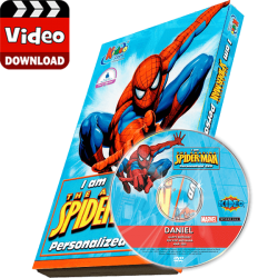 Spider-man Kid's Photo Personalized Digital MP4