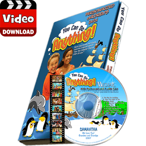 You Can Do Anything Personalized Kid's Digital MP4
