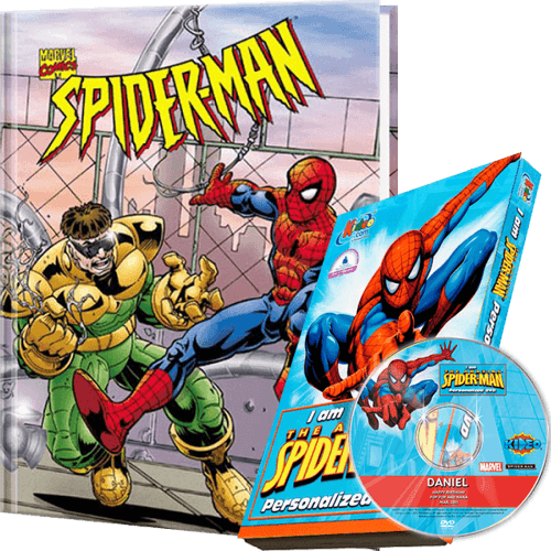 Spider-Man Personalized Children's Book and DVD