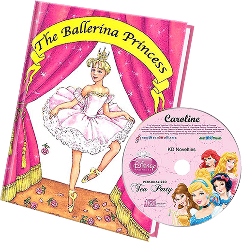 Princess Personalized Children's Book and Kid's Music CD - CAB