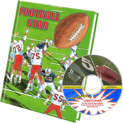 Football Personalized Book and Music