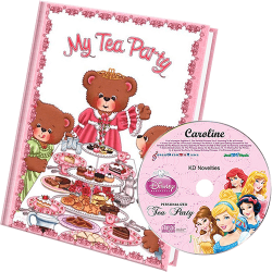 Tea Party Personalized Book and Music Gift Set