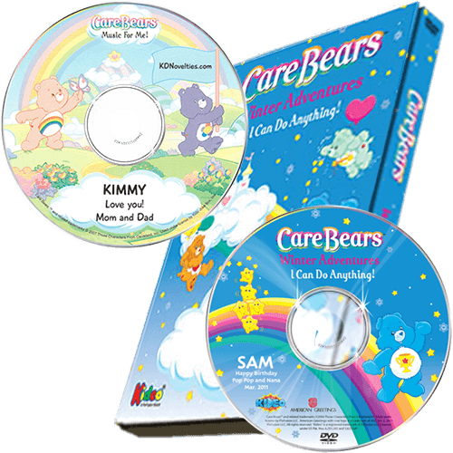 Care Bears Winter Adventures Children's Personalized DVD and Music