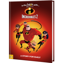 Disney Pixar The Incredibles 2 Personalized Story Book