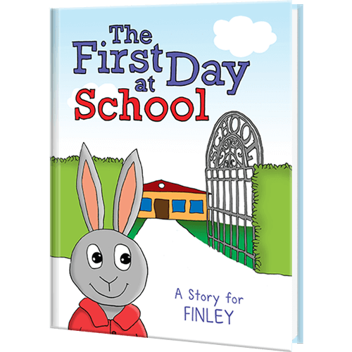 First Day At School Personalized Story Book