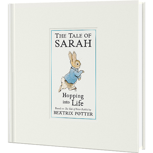 Personalized Peter Rabbit Hopping into Life Book