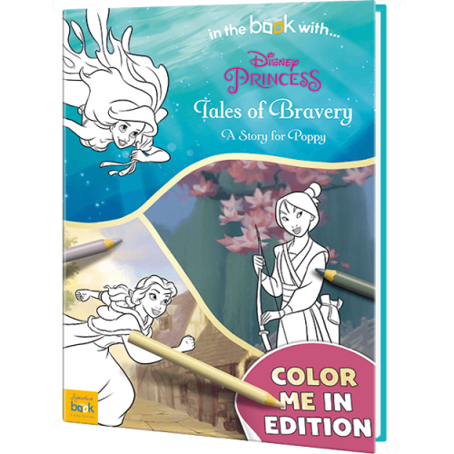 Personalized Children's Disney Princess Tales of Bravery Coloring Book