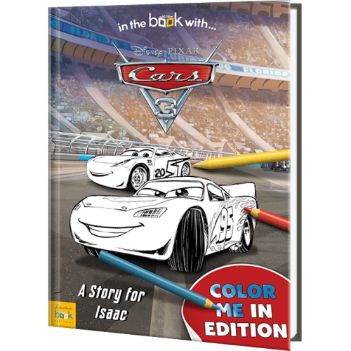 Personalized Disney's Pixar Cars 3 Coloring Book