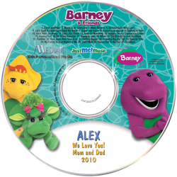 Barney and Friends Personalized Children's Music CD