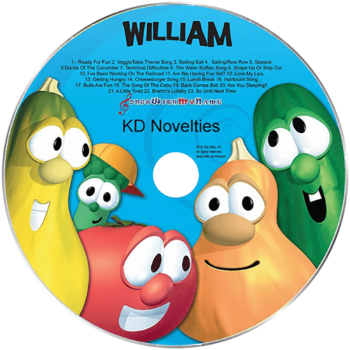 VeggieTales Silly Songs Personalized Music CD