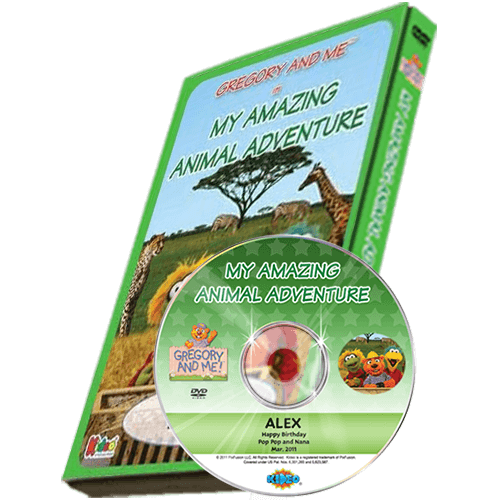Gregory and Me - My Amazing Animal Adventure Personalized Photo DVD