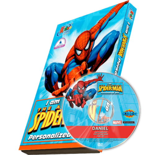 Spider-man Kid's Photo Personalized DVD