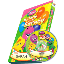 My Party with Barney Photo Personalized Children's DVD