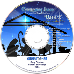 Personalized Celebrating Jesus Music CD