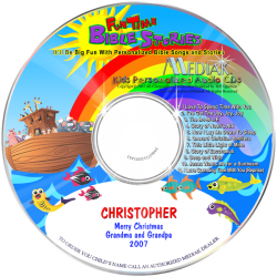 Personalized Fun Time Bible Stories Music CD