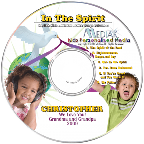 In the Spirit Personalized Children's Music CD
