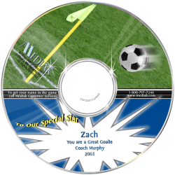 Soccer Personalized Children's Music CD
