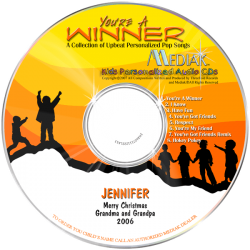 You're a Winner Personalized Children's Music CD
