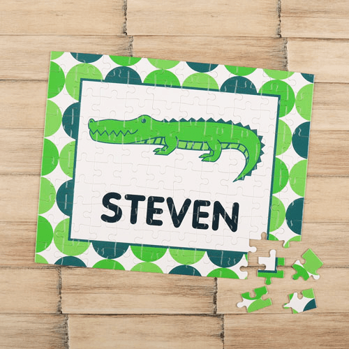 Crocodile Personalized Children's Jigsaw Puzzle