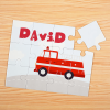 Fire Engine Personalized Puzzle