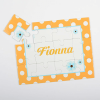 Dots and Flowers Personalized Puzzle