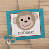 Monkey Boy Personalized Puzzle