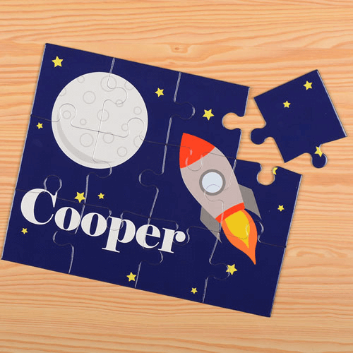 Rocket Personalized Kid's Puzzle
