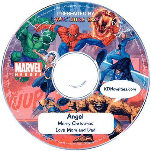 Personalized Spider-Man and You Music CD